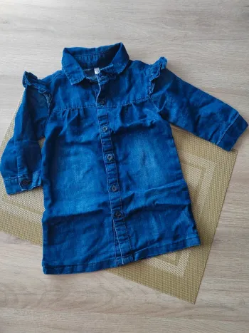 Robe en jeans 74 cm
