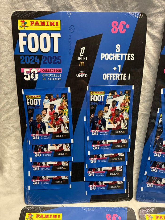 54 sachets Foot 50 collection Panini - photo numéro 2