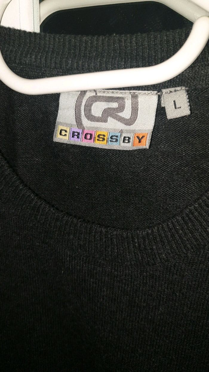 Pull gris foncé homme - photo numéro 4