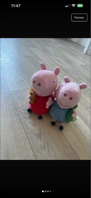 peluche peepa et georges pig