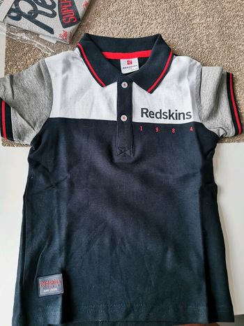 Polo redskins neuf taille 5 ans
