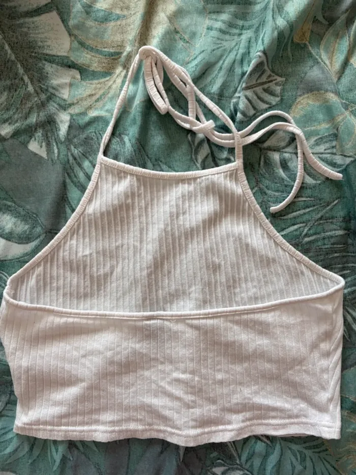 Haut blanc dos nu – Taille M - photo numéro 2