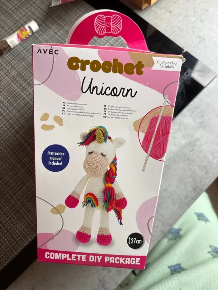 Crochet licorne