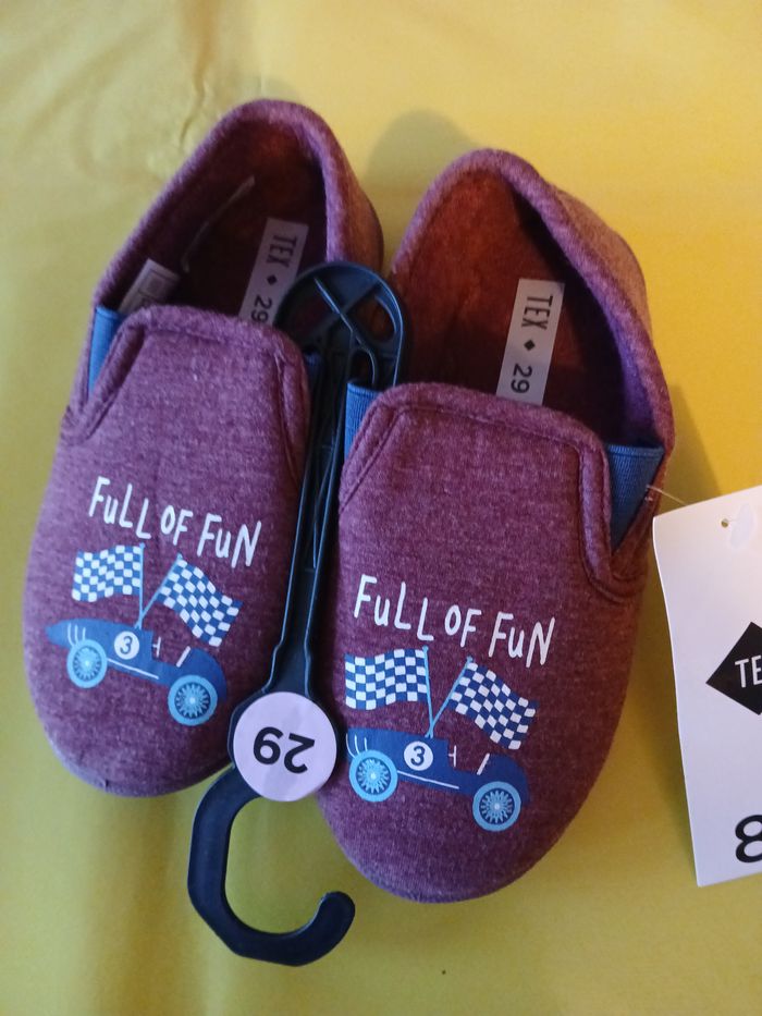 chaussons voiture course garcon tex 29 - photo numéro 2