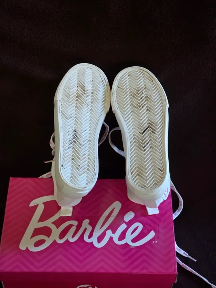 Basket montantes à lacets barbie - photo numéro 8