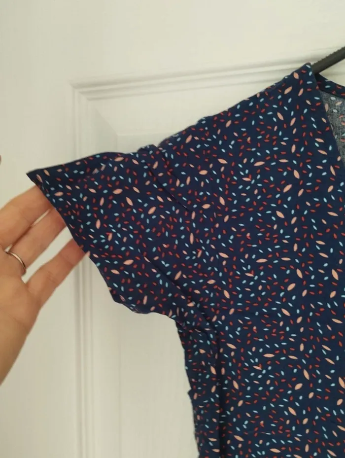 Robe d'été bleu colorée in extenso 36 - photo numéro 3