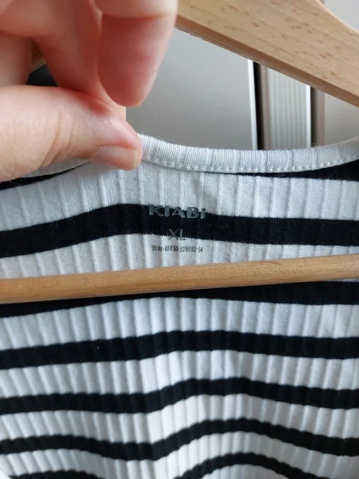 Robe longue à rayures kiabi XL 46-48 - photo numéro 3