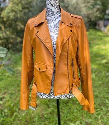 Veste simili cuir femme