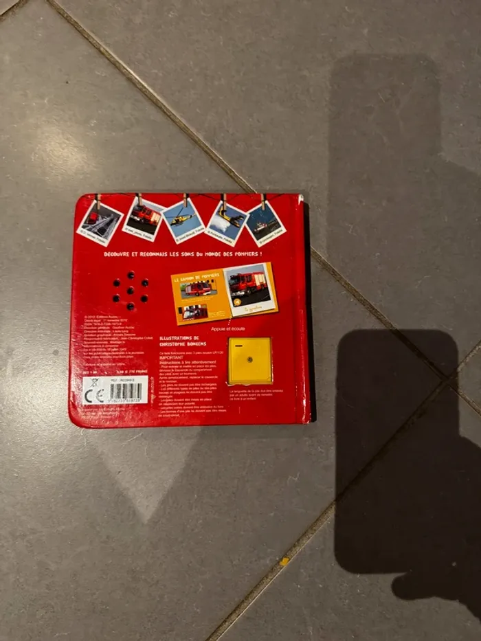 Livre / Album - Mon premier imagier à écouter - Les pompiers - Bon état - photo numéro 2