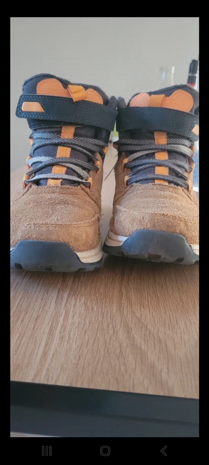 Chaussure randonnée cuir 34 - photo numéro 4