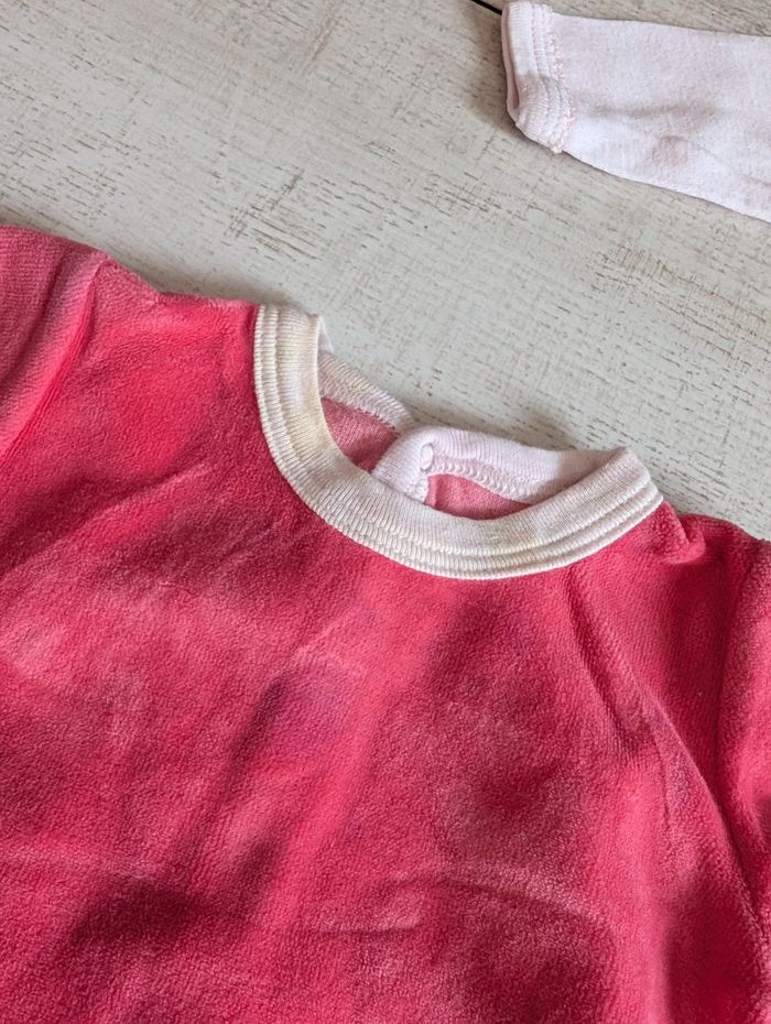 Lot pyjamas Petit bateau 3 mois fille rose - photo numéro 4