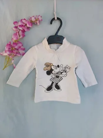 Pull col roulé Disney Minnie 3 mois