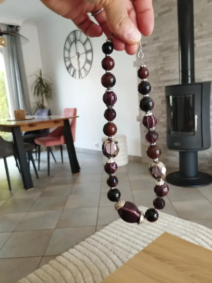 Collier grosses perles - photo numéro 3