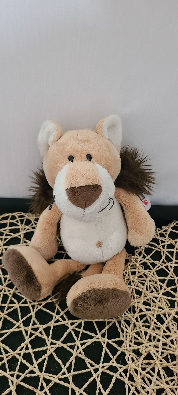 Peluche Nici Lion avec capuche 25 cm - photo numéro 3