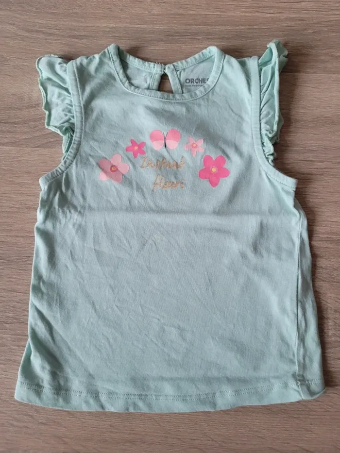 Lot de 3 (+1) tee-shirts fille en 18 mois - photo numéro 11