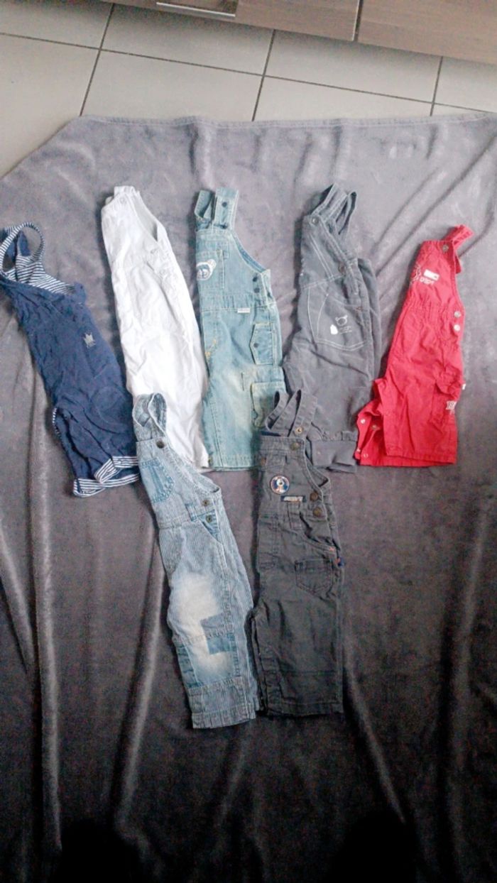 Lot 10 tenues assorties + 7 salopettes - photo numéro 5