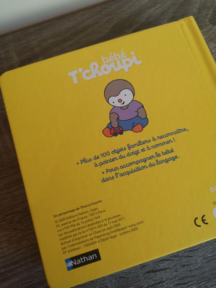 Livre reliure épaisse T'choupi mon gros imagier - photo numéro 3