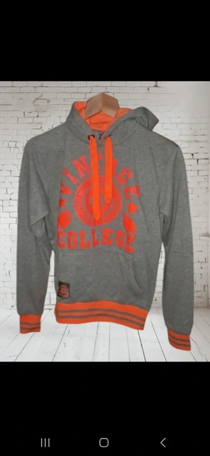 🧡 Sweat Vintage College 🧡 Taille S