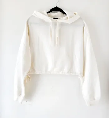 🧥 Sweat à capuche Tally Weijl - Taille S - Écru