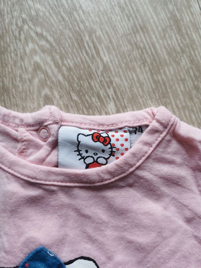 Tee shirt bébé fille hello kitty - photo numéro 2