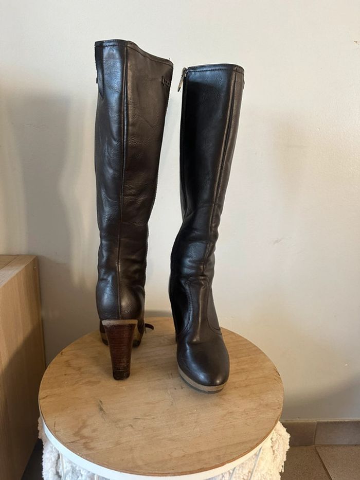 Bottes LPB cuir marron T38 - photo numéro 4
