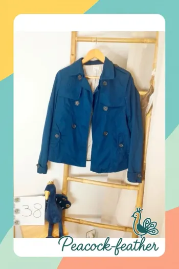 Veste caban bleue Pimkie 38