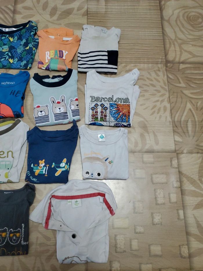 Lot 15 T-shirts 12 mois - photo numéro 5