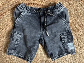 Short en jean liberto 5 ans tbe gris délavé