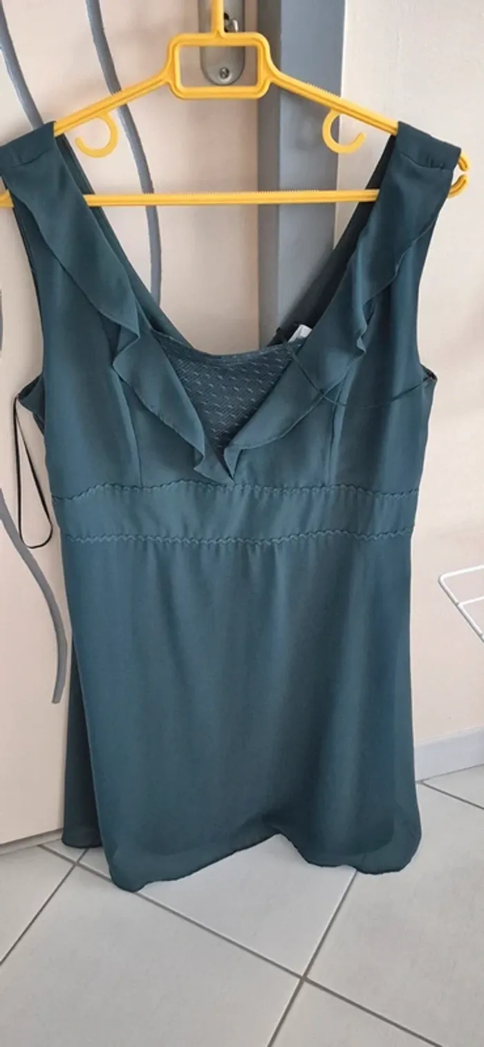 Robe verte foncée Naf Naf T42