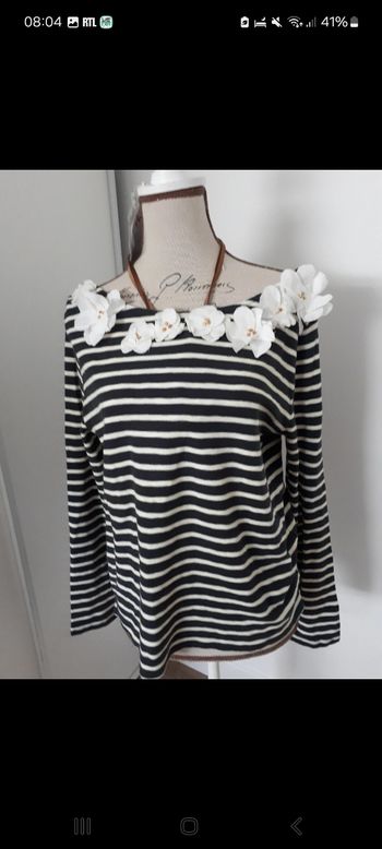 Pull sweat coton Leon & Harper taille M