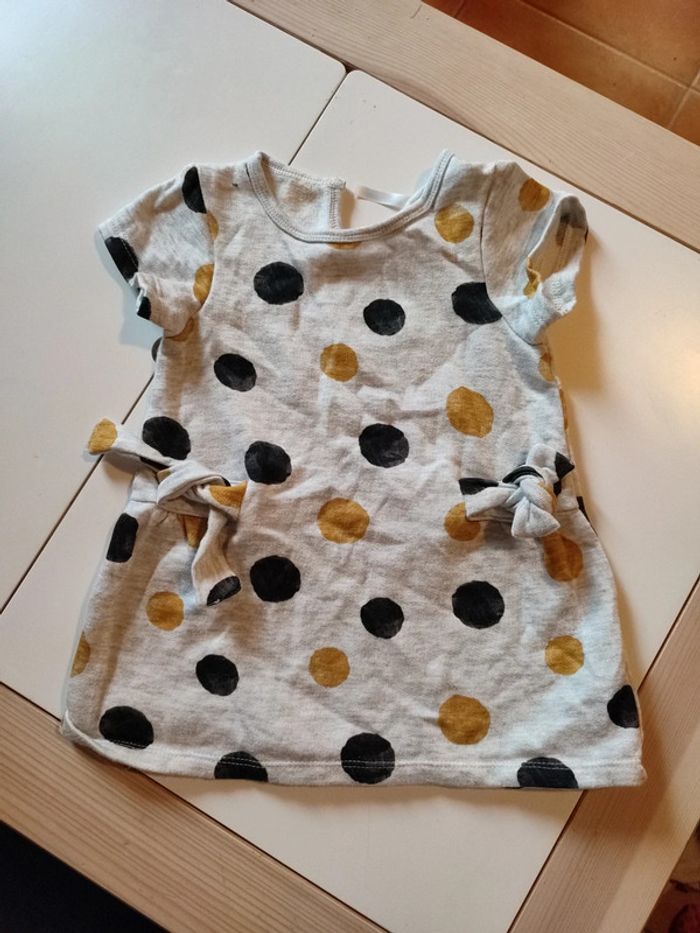 Robe hiver à pois