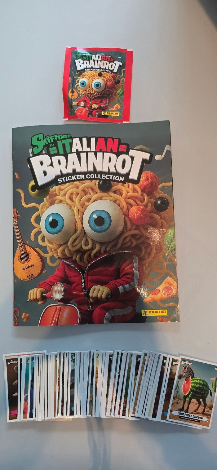 Lot panini brainrot