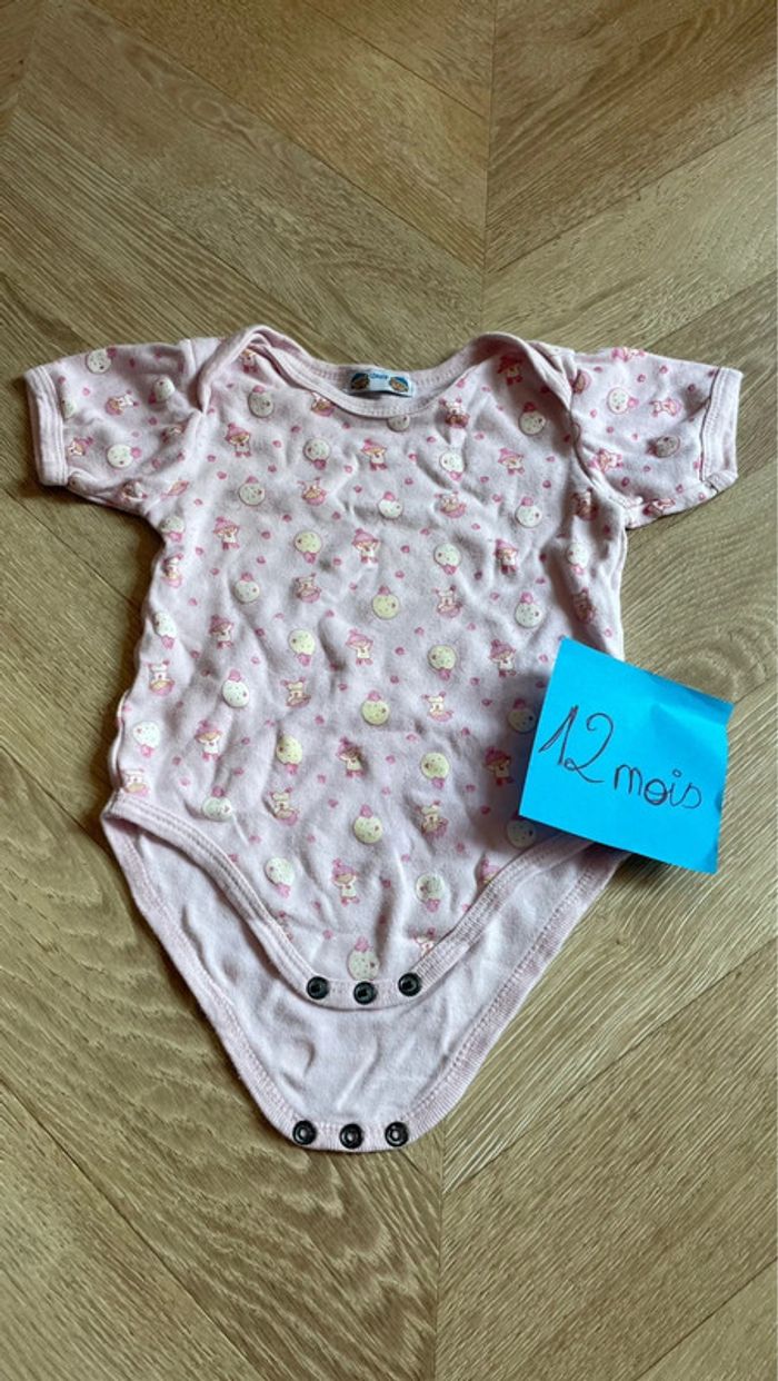 Lot 3 bodies taille 12 mois - photo numéro 4