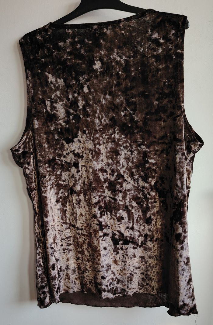 Débardeur en velours décoré – Camaïeu - photo numéro 5