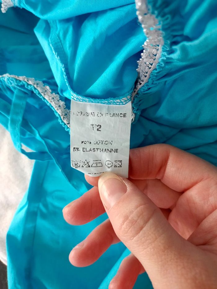 Robe bleu turquoise - photo numéro 3