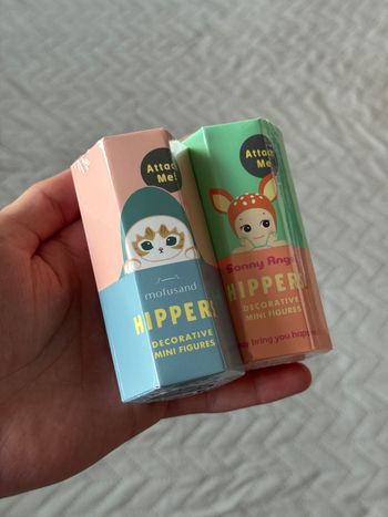 Sonny Angel hippers (3X animals 1X Mofusand)