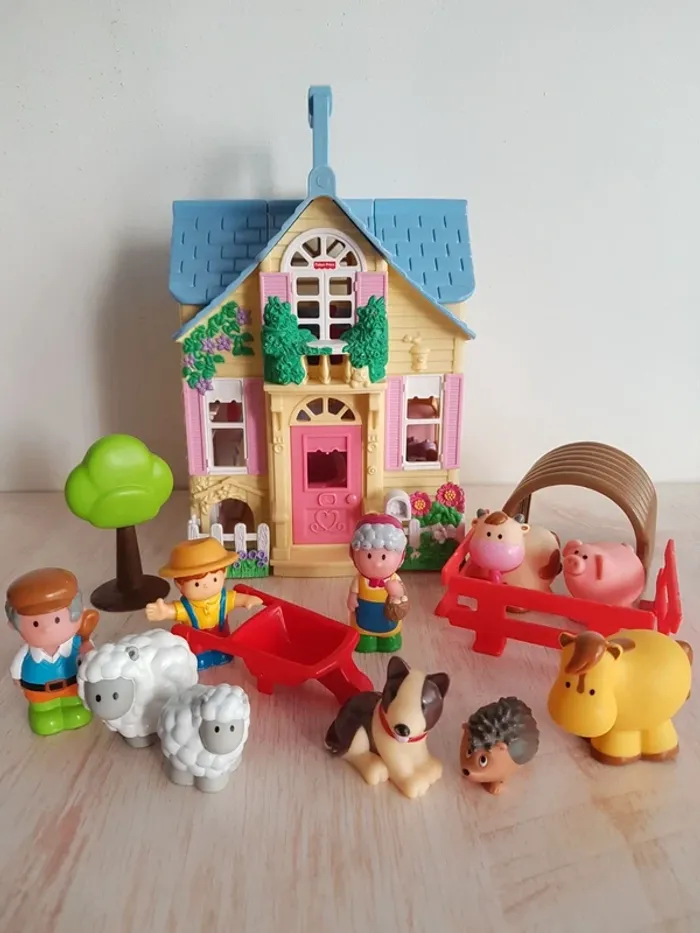 Maison, figurines et animaux de la ferme Oxybul - photo numéro 3