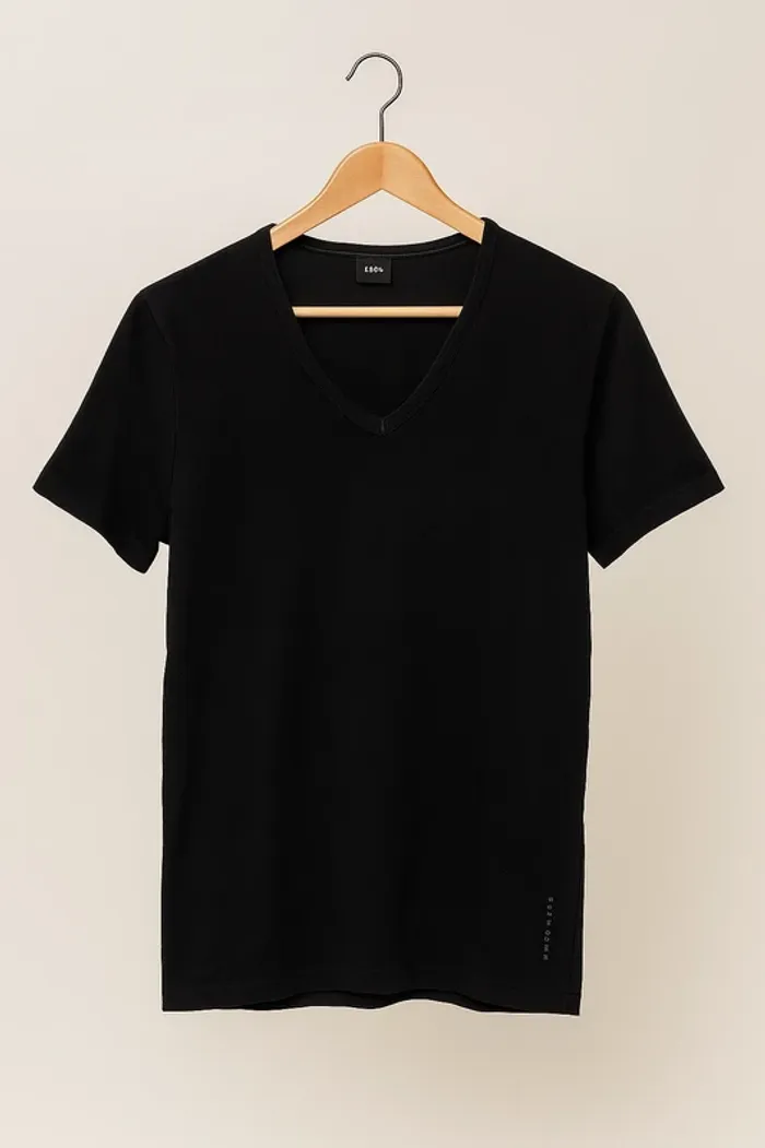 T-shirt noir Hugo Boss Homme 🖤 Taille L – Très Bon État
