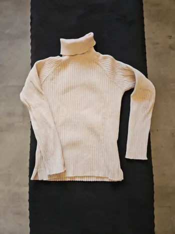 Pull col roulé