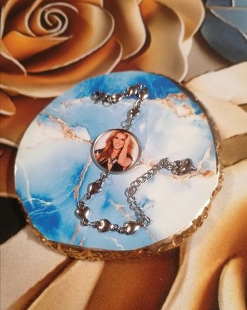 Bracelet cœur Céline Dion 