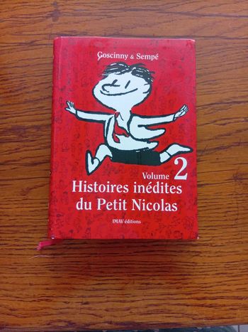 Livre histoires inédites du petit Nicolas