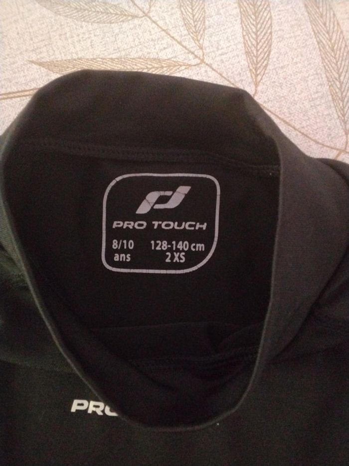 Pull thermique noir 8/10 ans Pro touch - photo numéro 2
