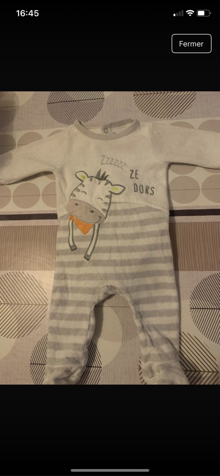 Lot de 9 pyjamas 3 mois