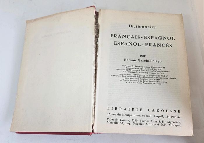 Dictionnaire Français - Espagnol / Español - Francés Larousse - photo numéro 8