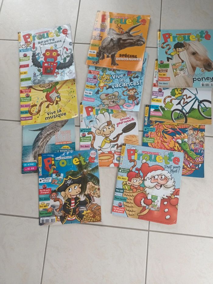 Lot de 11 magazines Pirouette pour enfants de 5 à 8 ans - photo numéro 4