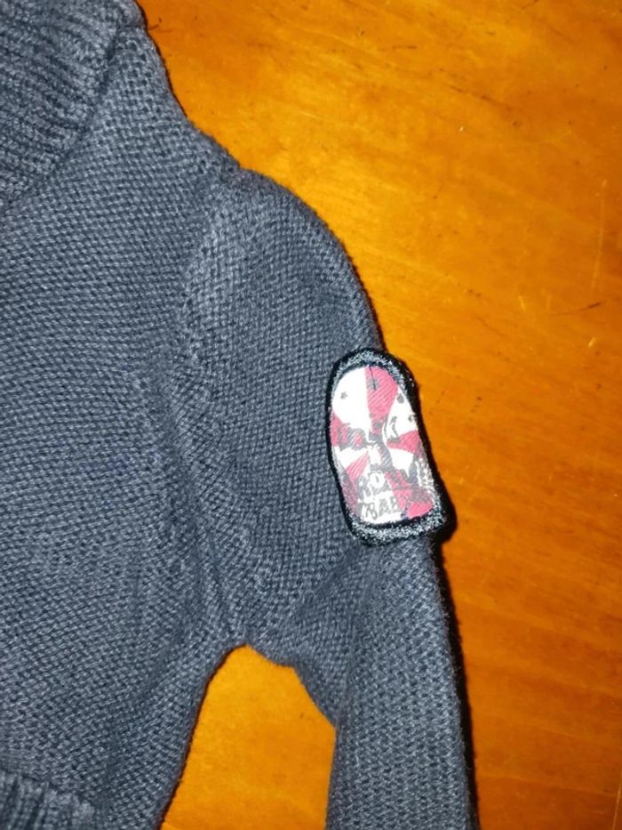 Gilet noir 3 mois grain de blé - photo numéro 2