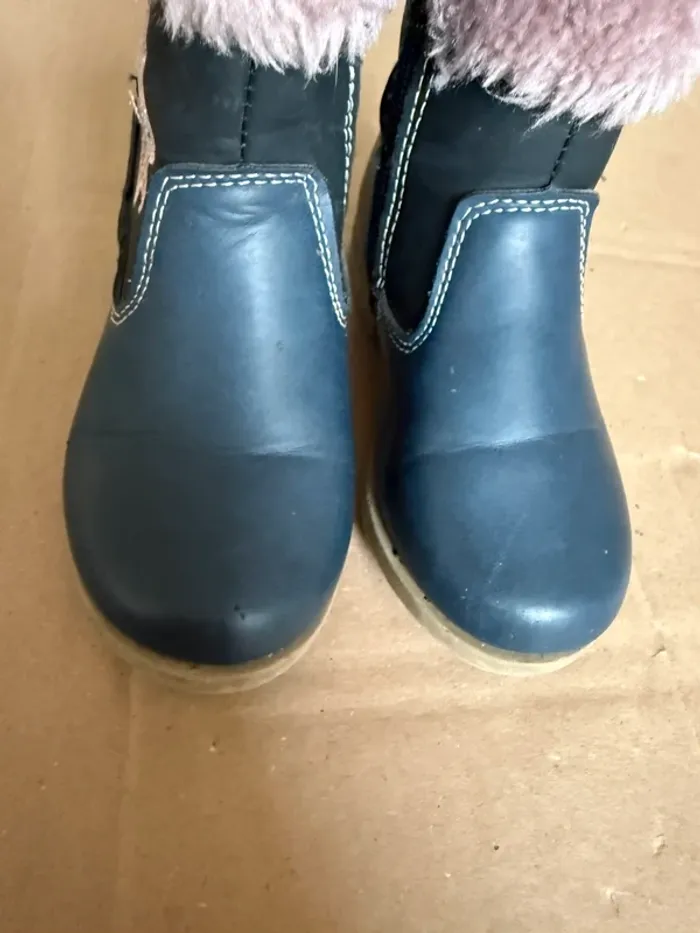 Bottine bleu / taille 23 - photo numéro 9