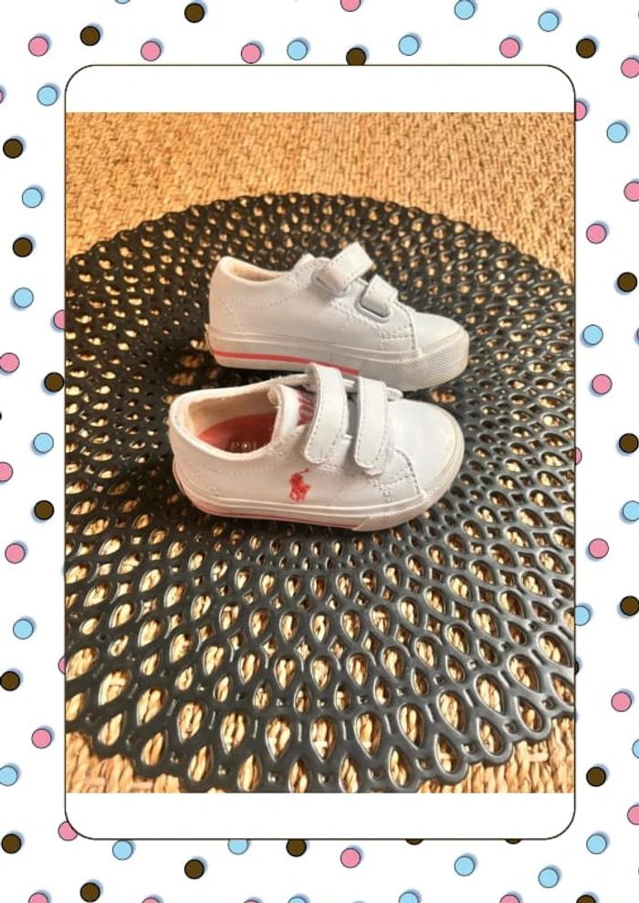 Baskets Ralph blanche rose - photo numéro 2