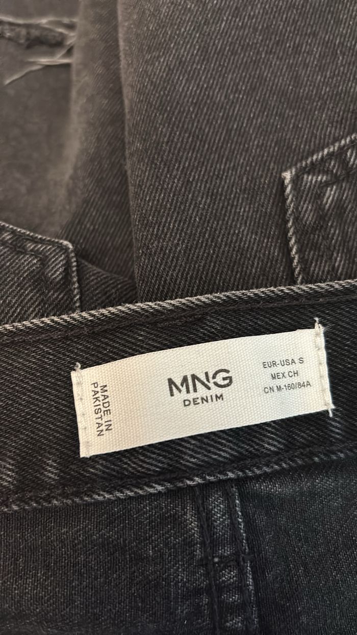 Jupe en jean noire Mango T36 - photo numéro 3
