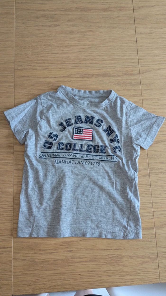 T shirt gris 4 ans